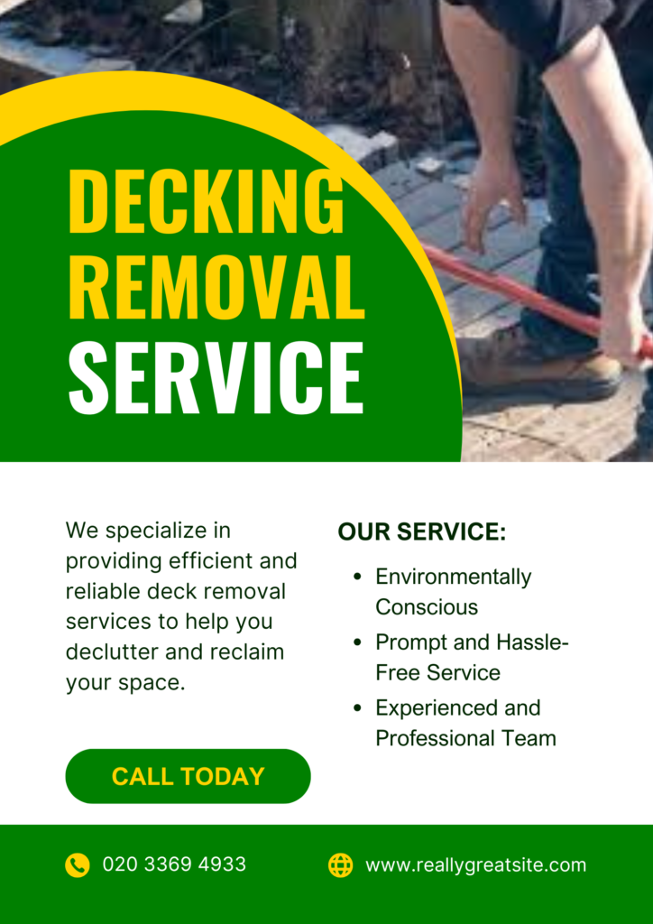 Decking removal services