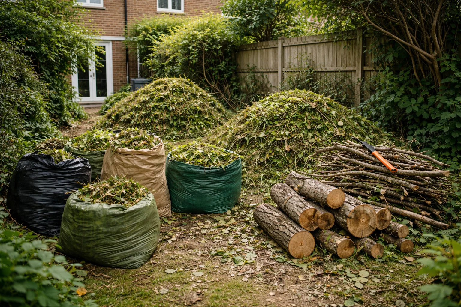 Garden Waste Removal Before