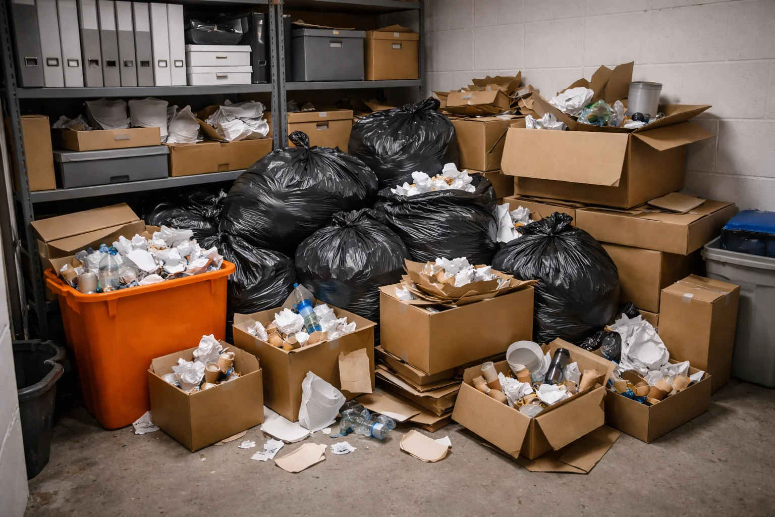 Office Waste Clearance Before