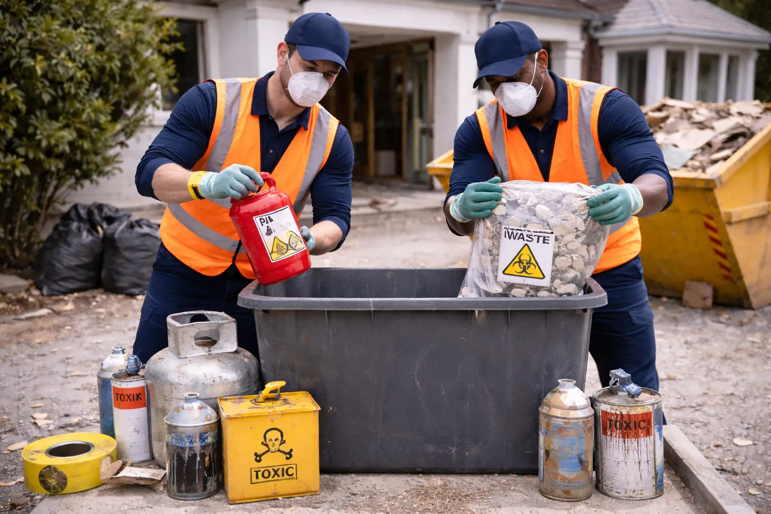 Flag Hazardous Waste in Builder Waste
