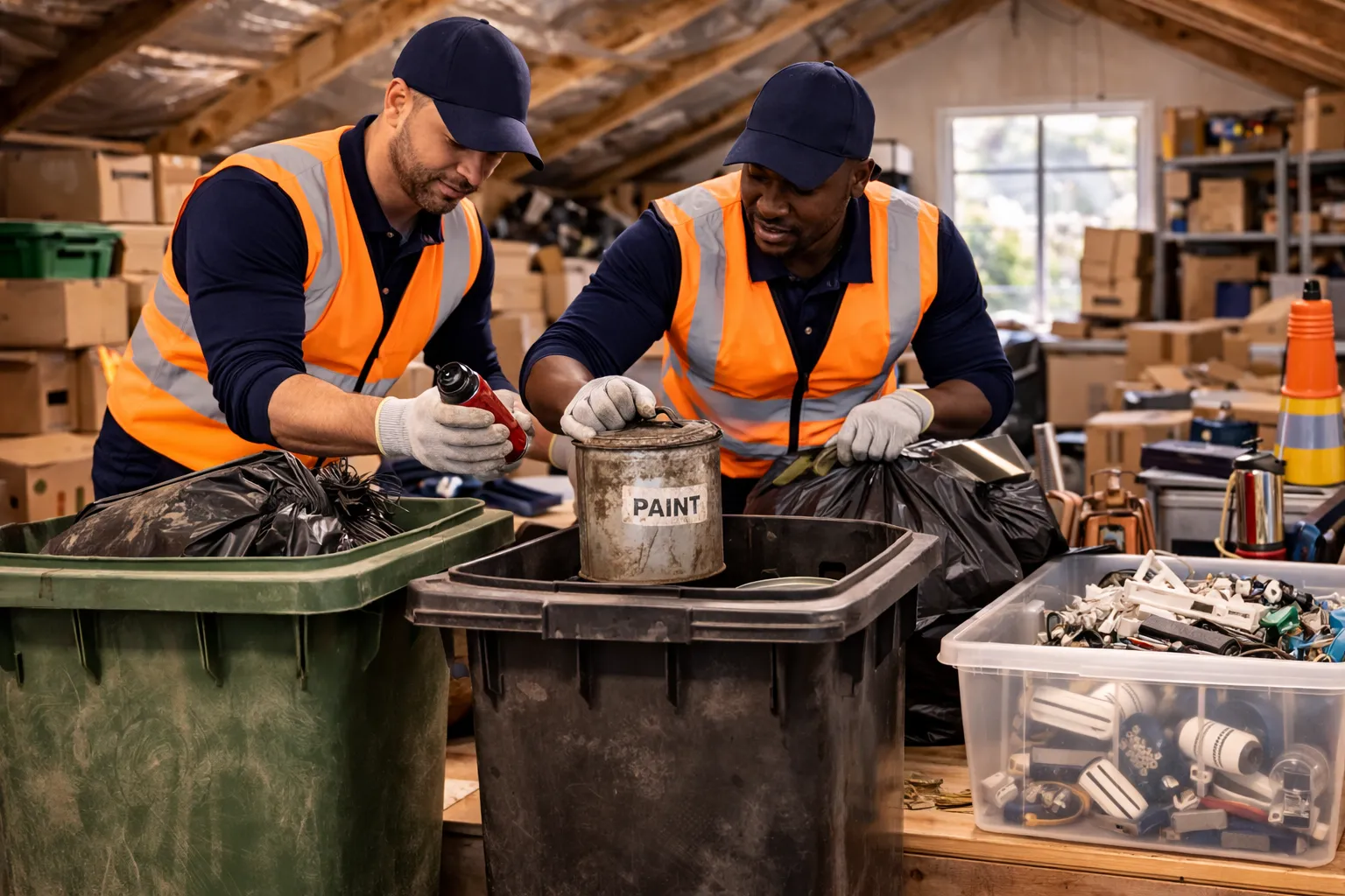 Separate Hazardous or Special Items in Loft